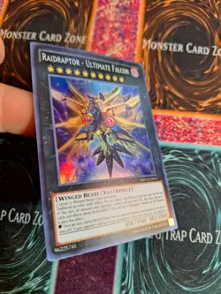 Yu-Gi-Oh! Raidraptor - Ultimate Falcon SHVI-EN053 Super Rare Unlimited NM - Image 2