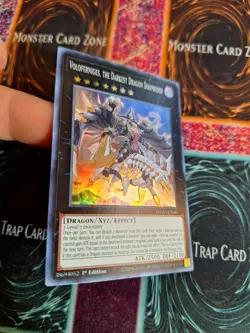 Yu-Gi-Oh! Voloferniges, the Darkest Dragon Doomrider DAMA-EN045 Super 1st NM a1/ - Image 2