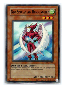 Neo-Spacian Air Hummingbird - STON-EN004 - Super Rare - Yugioh - Image 1