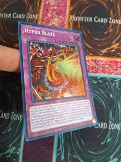 Yu-Gi-Oh! TCG Hyper Blaze SDSA-EN034 Super Rare 1st Edition Near Mint - Image 2