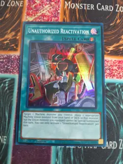 Yu-Gi-Oh! Unauthorized Reactivation SR10-EN041 Super Rare 1st Edition Near Mint - Image 1