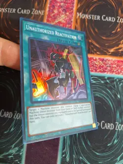 Yu-Gi-Oh! Unauthorized Reactivation SR10-EN041 Super Rare 1st Edition Near Mint - Image 2