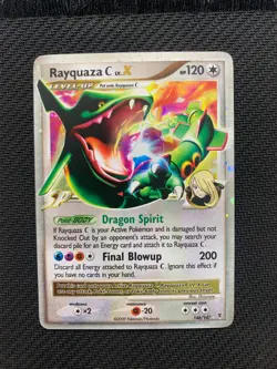 Rayquaza C LV. X 146/147 Ultra Rare Pokemon Card - Supreme Victors set- 2009-LP - Image 1