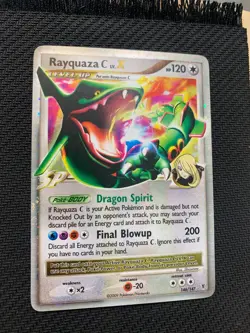 Rayquaza C LV. X 146/147 Ultra Rare Pokemon Card - Supreme Victors set- 2009-LP - Image 2
