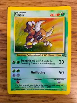 NEAR MINT! Pinsir (9/64) Holo Jungle Set Pokemon Card! FAST & FREE P&P! - Image 1