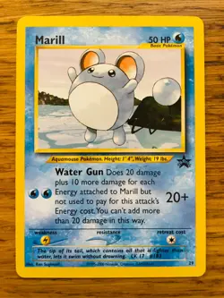 Marill No.29 WOTC Black Star Promo Pokemon Card! FAST & FREE P&P! - Image 1