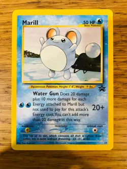 Marill No.29 WOTC Black Star Promo Pokemon Card! FAST & FREE P&P! - Image 2