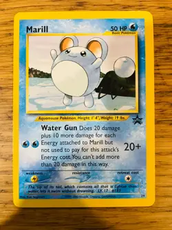 Marill No.29 WOTC Black Star Promo Pokemon Card! FAST & FREE P&P! - Image 4