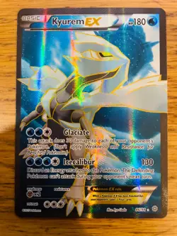 NM! Kyurem EX (86/98) XY Ancient Origins Full Art Pokemon Card! FAST P&P! - Image 1