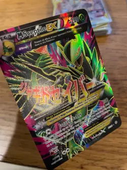 NM! Mega M Sceptile EX (85/98) XY Ancient Origins Full Art Pokemon Card! - Image 3