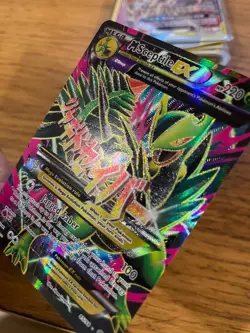 NM! Mega M Sceptile EX (85/98) XY Ancient Origins Full Art Pokemon Card! - Image 4