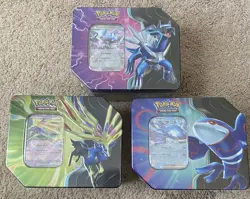 Pokemon Cards Azure Legends Tin - Set of 3 - NEW FACTORY SEALED - Image 1