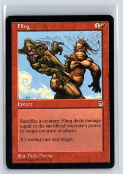 (4X) Fling Stronghold Common - MTG Magic the Gathering Card - Image 5