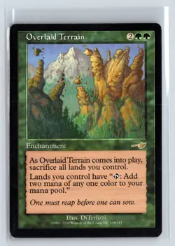 (2X) Overlaid Terrain Nemesis Rare - MTG Magic the Gathering Card - Image 1
