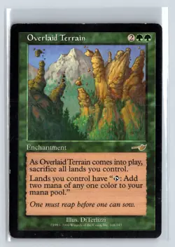 (2X) Overlaid Terrain Nemesis Rare - MTG Magic the Gathering Card - Image 3