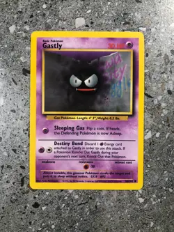 Pokemon TCG Cards Gastly 50/102 Base Set EXC - Image 1