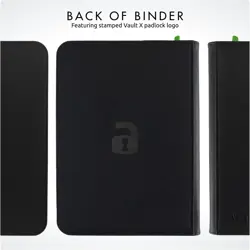 Vault X Premium Exo-Tec Zip Binder - 9 Pocket Trading Card Album Folder Black - Image 5