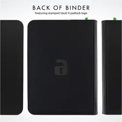 Vault X Premium Exo-Tec Zip Binder - 9 Pocket Trading Card Album Folder Black - Image 6