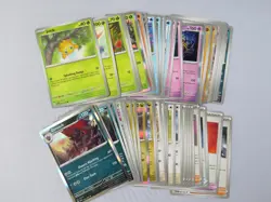 Pokemon Cards Scarlet & Violet Shrouded Fable bundle job lot X49 no duplicates - Image 1
