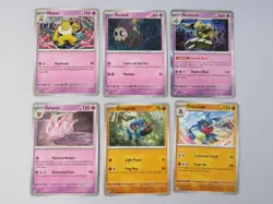 Pokemon Cards Scarlet & Violet Shrouded Fable bundle job lot X49 no duplicates - Image 4