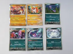 Pokemon Cards Scarlet & Violet Shrouded Fable bundle job lot X49 no duplicates - Image 5