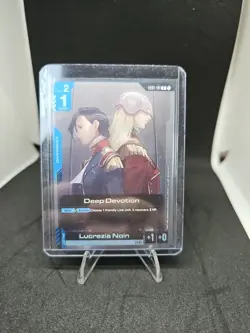 Deep Devotion - Gundam Card Game #GD01-101 - NM Foil Newtype Rising Single - Image 1