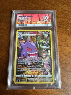 Pokemon Lost Origin Trainer Gallery Gengar Special Art TG06/TG30 ACE 10 - Image 1