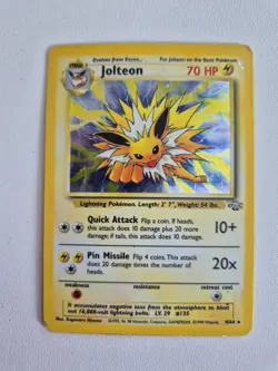 Pokemon TCG Jungle Set 1999 Jolteon 4/64 Holo Rare - Image 1