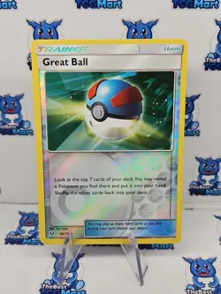 Great Ball Shining Legends 60/73 Reverse Holo Pokemon NM - Image 1