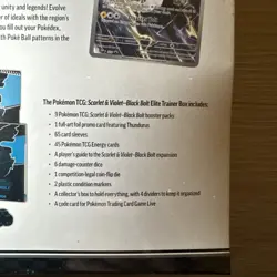 Pokemon TCG: Scarlet and Violet 10.5 Black Bolt ETB - BRAND NEW & SEALED - Image 3