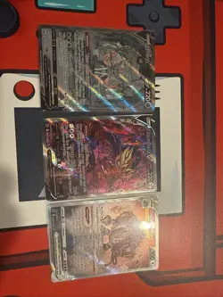 Pokemon TCG Zacian V GG48 and Zamazenta GG54 Regigigas V Crown Zenith Fullart NM - Image 1