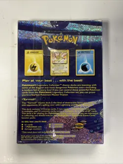 2002 Pokemon Turmoil Theme Deck Legendary Collection Unopened Factory Sealed - Image 2