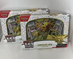 Lot Of 2 Pokemon TCG Scarlet & Violet 151 NEW Factory Sealed Zapdos ex Box X2 - Image 1