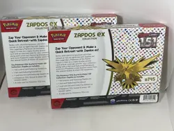 Lot Of 2 Pokemon TCG Scarlet & Violet 151 NEW Factory Sealed Zapdos ex Box X2 - Image 2