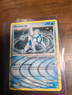 Pokemon TCG Arceus Arceus AR4/9 Holo Holo Rare - Image 1