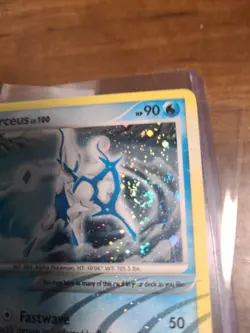 Pokemon TCG Arceus Arceus AR4/9 Holo Holo Rare - Image 2