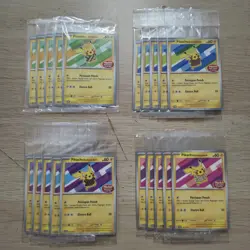 Pokemon “Pikachu Berkemeja Batik" Indonesia-Exclusive Promo 4pc Set (SEALED) - Image 1