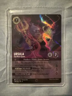 Disney Lorcana - Ursula - Sea Witch Queen Enchanted Ursula's Return 208/204 - Image 1