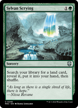 Sylvan Scrying #248 | Near Mint | Modern Horizons 3 Commander Magic MTG - Image 1