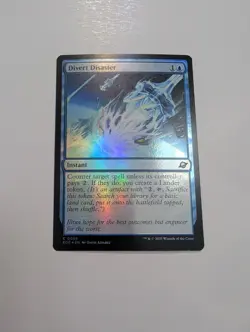 MTG - Divert Disaster (Foil) - Edge of Eternities NM/M Condition - Image 1