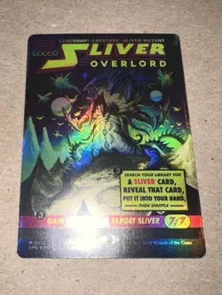 Sliver Overlord Showcase Foil Magic The Gathering Edge of Eternities NM/M - Image 2