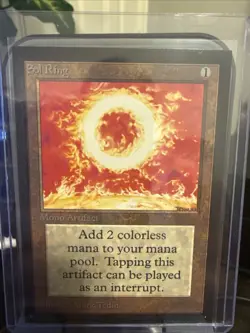 1993 Magic the Gathering Sol Ring Collectors Edition - Image 1