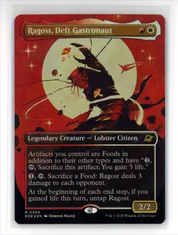 MtG EoE Ragost, Deft Gastronaut #300 Borderless Foil - Image 1