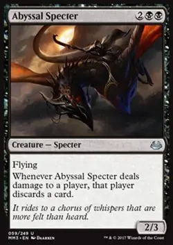 MTG 2x ABYSSAL SPECTER - SPETTRO DELL'ABISSO - MMA3 - MAGIC - Image 1