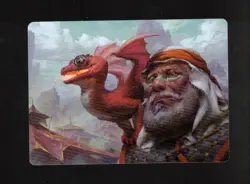 2022 MTG MAGIC THE GATHERING DOMINARIA UNITED ART SERIES DRAGON WHELP - Image 1