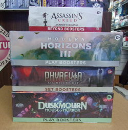 MTG MODERN 3 + DUSKMOURN PLAY + ASSASSIN'S BEYOND + PHYREXIA SET BOXES - Image 1