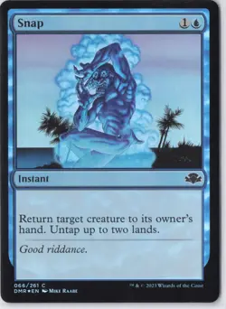 Snap Dominaria Remastered Foil - NM #66 MTG DMR Magic the Gathering - Image 1