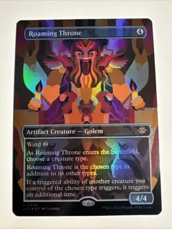 Roaming Throne (Borderless) The Lost Caverns of Ixalan Foil - Image 1