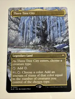 Three Tree City (Borderless) (0340) Bloomburrow Regular - Image 1