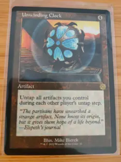MTG Unwinding Clock (Retro Frame) The Borthers' War M/NM Free UK P&P - Image 1